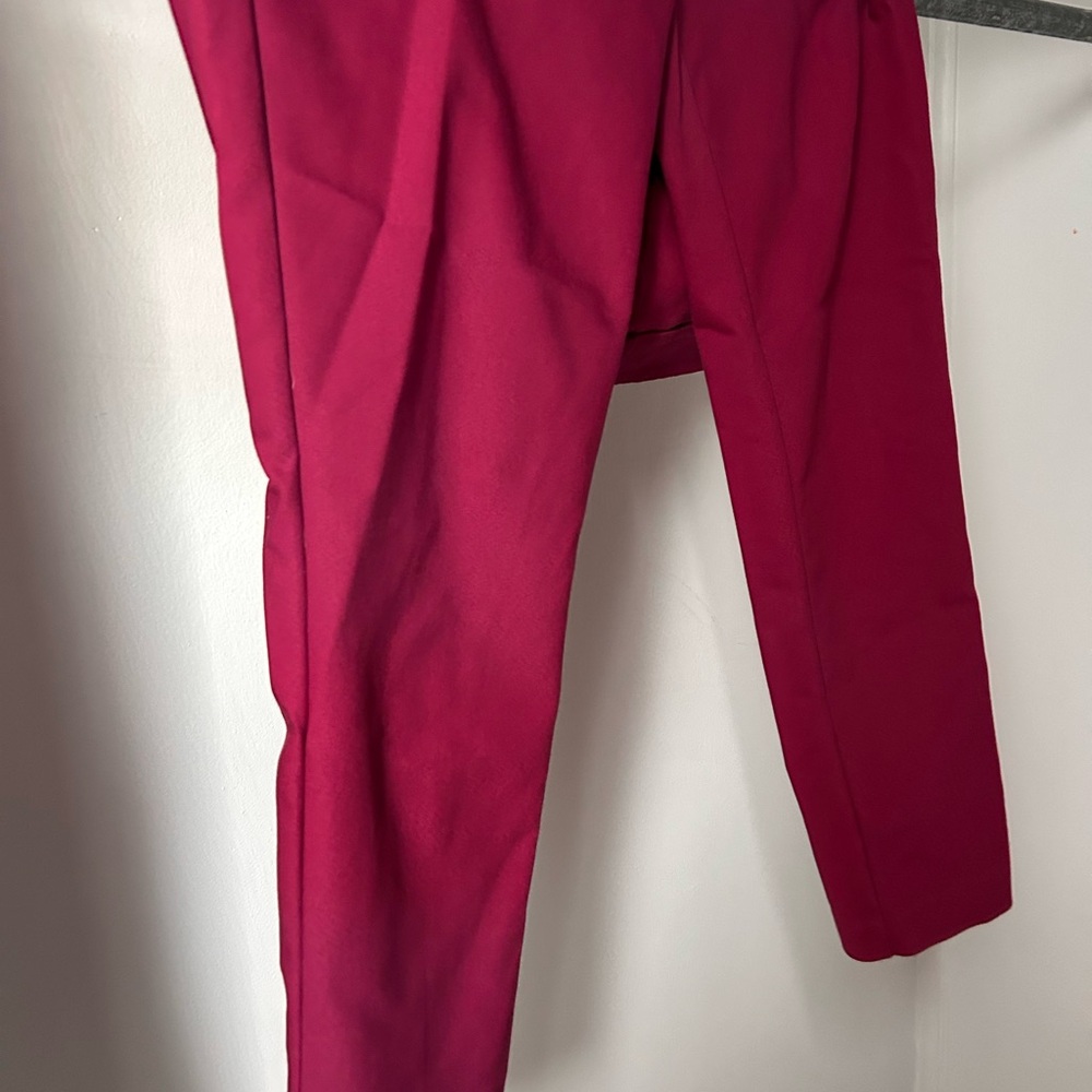 LOFT Women's Pants in Rich Burgundy